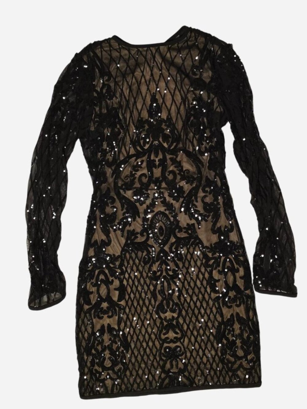Women's Black and Brown Dress